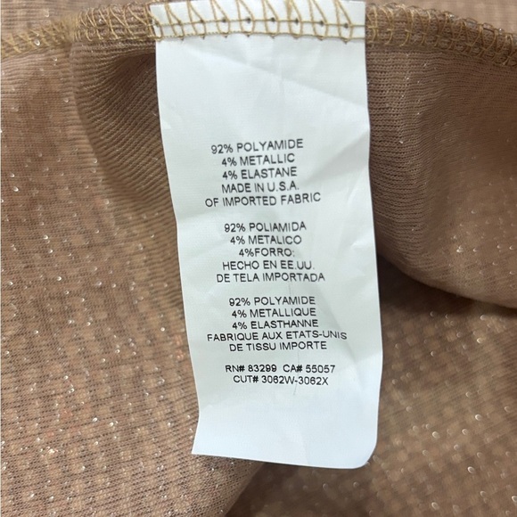 ✨ Bebe Metallic Sequin Slip Dress – Size L ✨ Rose Gold| New Without Tags - Picture 12 of 12